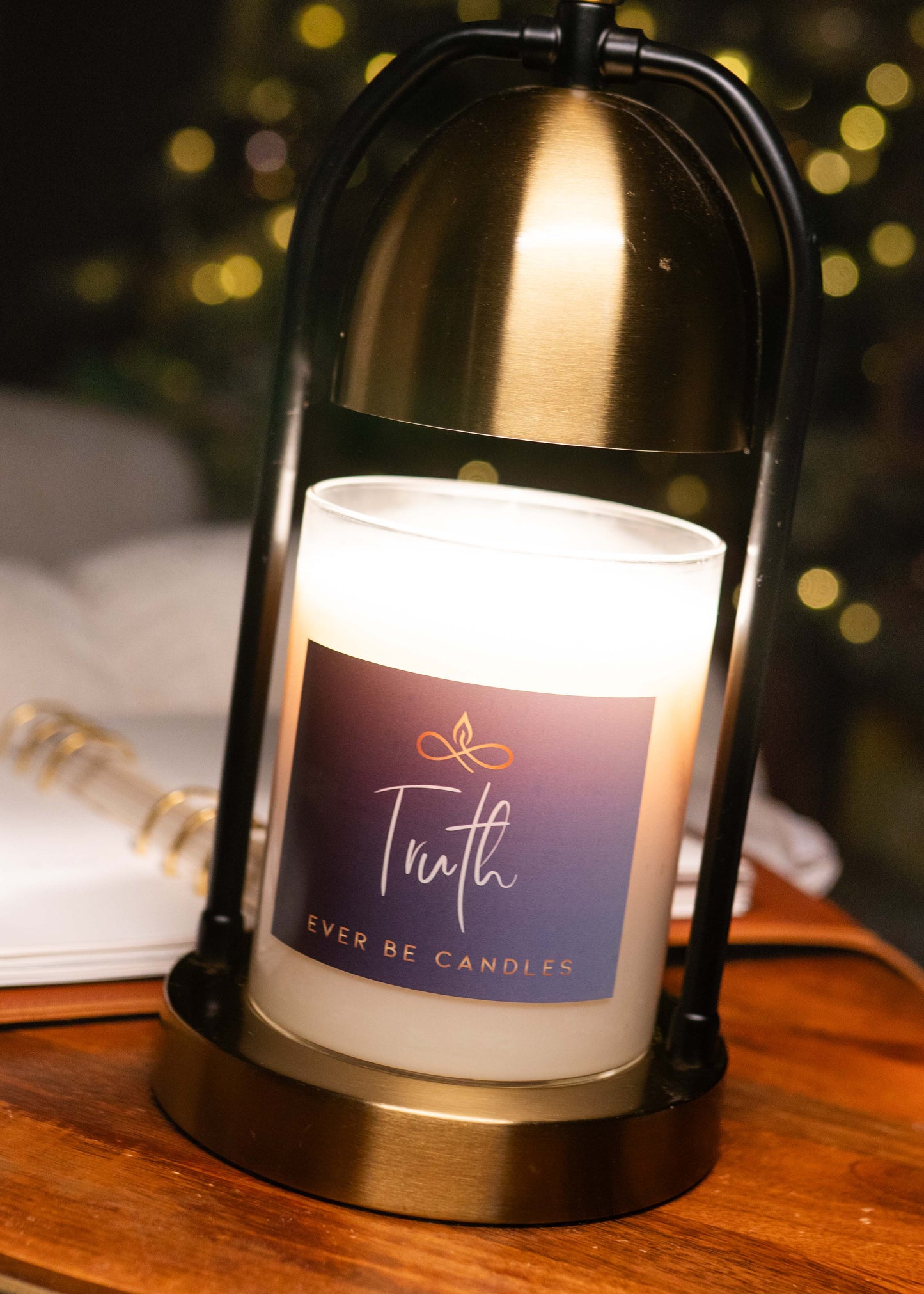 Ever Be Candles Candle Warming Lamp - Brushed Gold or Matte Black